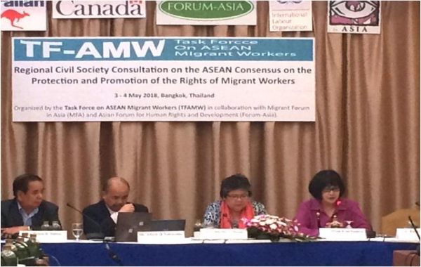 Hội thảo tham vấn cso khu vực về đồng thuận asean trong việc bảo vệ và thúc đẩy quyền của lao động di cư